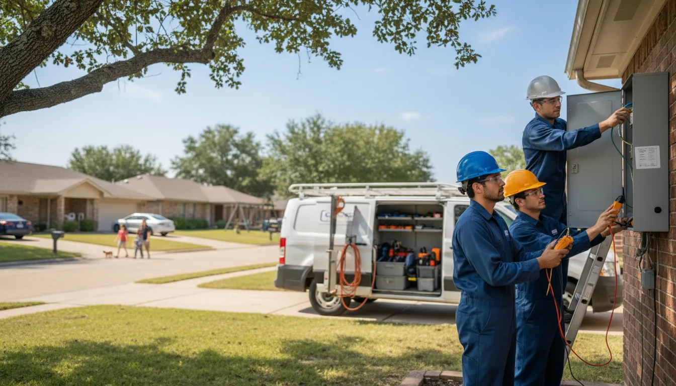 Certified electrician providing emergency electrical services in San Mateo, FL